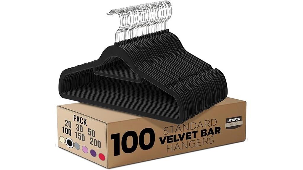 velvet hangers 100 pack