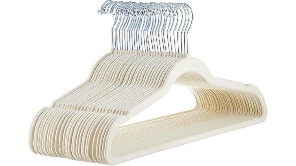 velvet non slip suit hangers