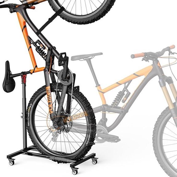 Housolution Vertical Bike Stand with Wheels up to 29