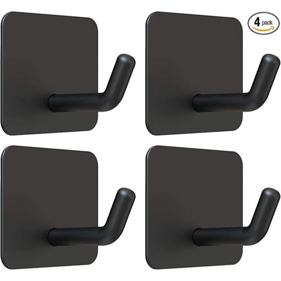 VIS'V Heavy Duty Waterproof Adhesive Hooks (4 Pack)