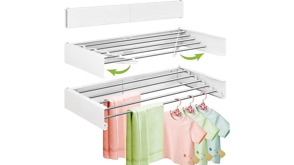 wall mount drying rack