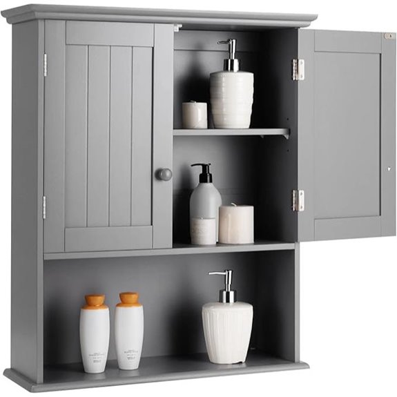 Costway Wall Mounted Bathroom Storage Cabinet