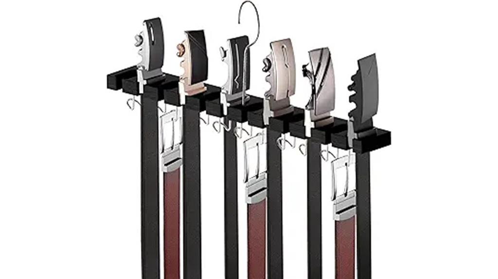 wall mounted belt storage