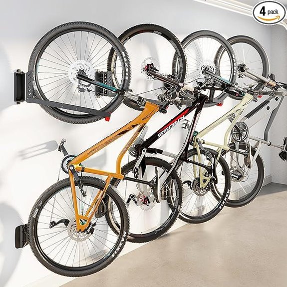 wall mounted bike storage