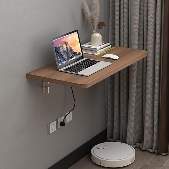 Pmnianhua 31 Wall Mount Drop Leaf Table