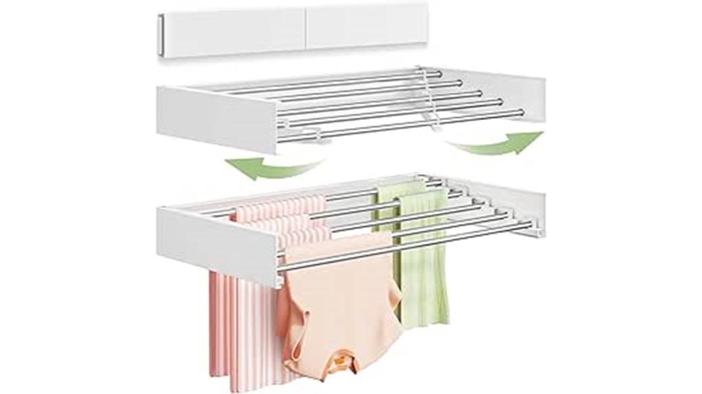 wall mounted drying rack