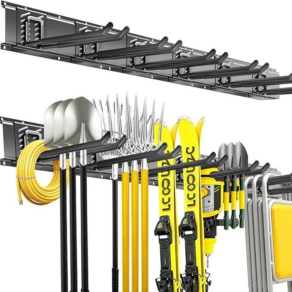 Garage Tool Organizer Wall Mount with Hooks