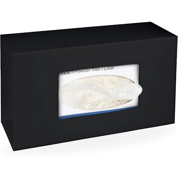 Wall Mount Glove Dispenser Holder - Single Acrylic Rack