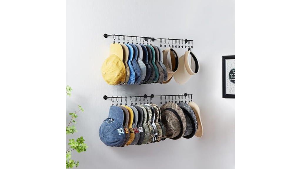 wall mounted hat rack