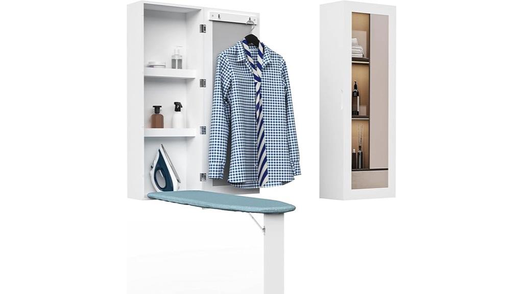 wall mounted iron storage