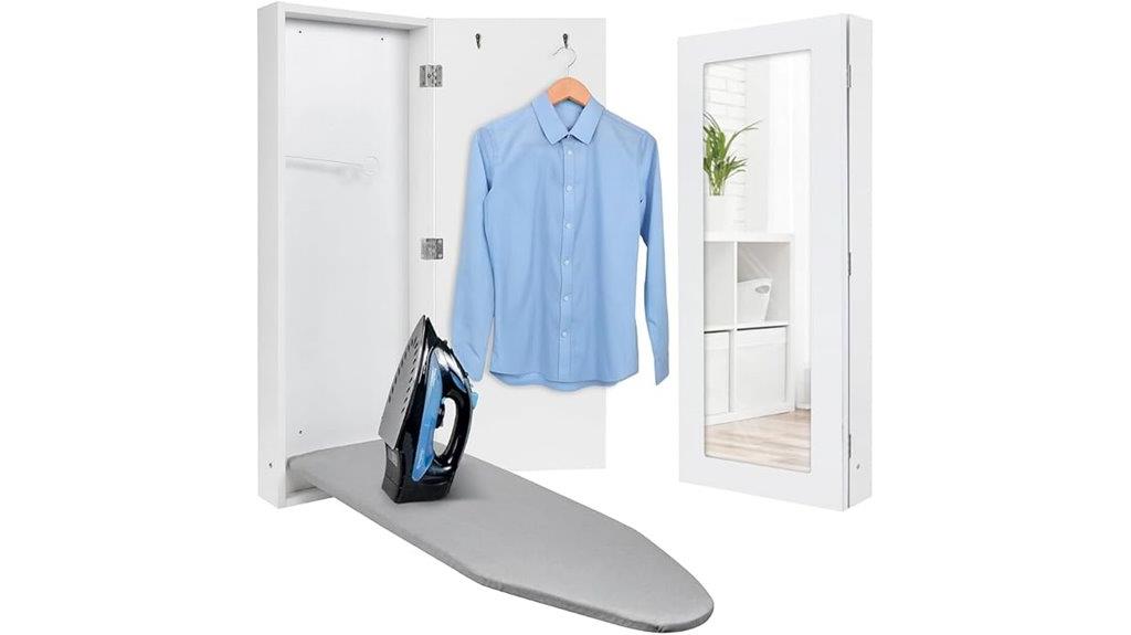 wall mounted ironing cabinet