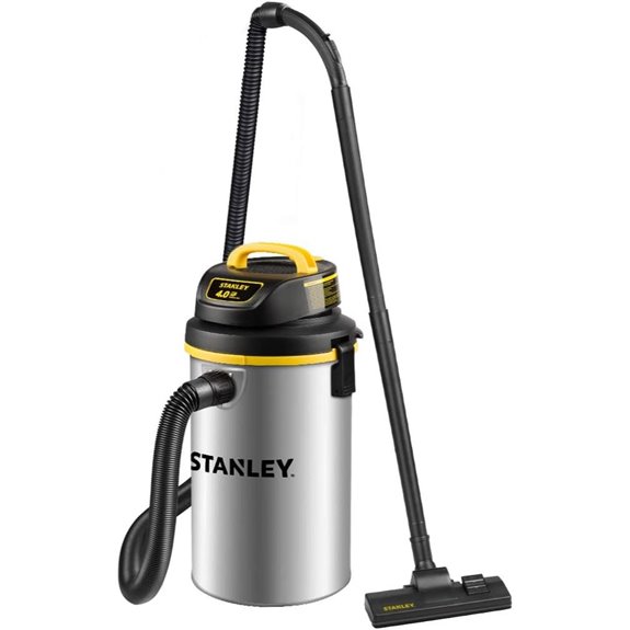 Stanley Wet/Dry Wall-Mounted Vacuum with 4.5 Gal Tank