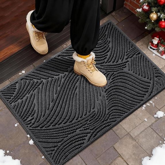 Yimobra Outdoor Waterproof Non-Slip Welcome Doormat