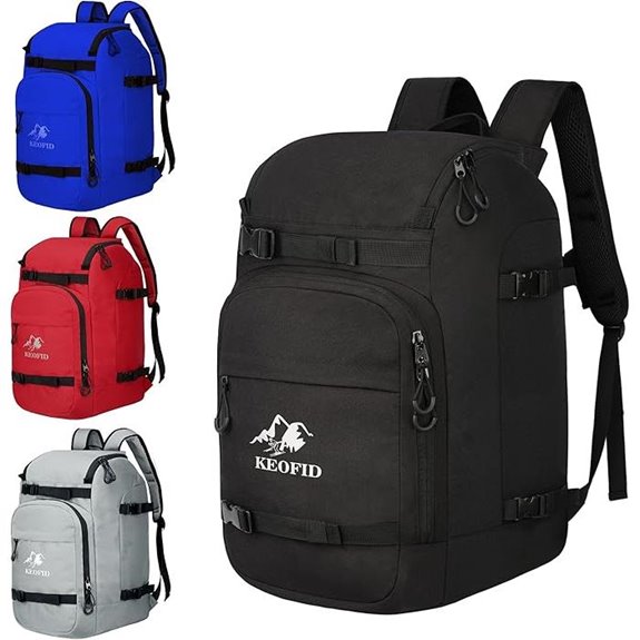 KEOFID 50L Waterproof Ski Boot Bag & Backpack
