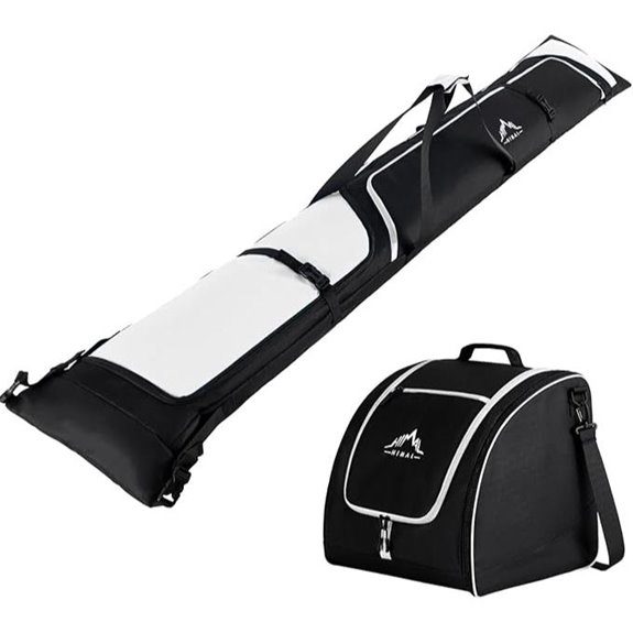 Water-Resistant Ski & Boot Bag Combo (Up to 200cm)