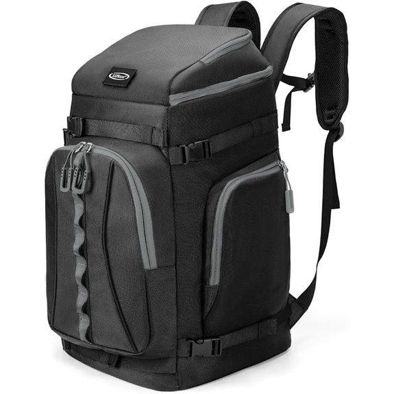 Waterproof Ski & Snowboard Boot Bag with Travel Backpack