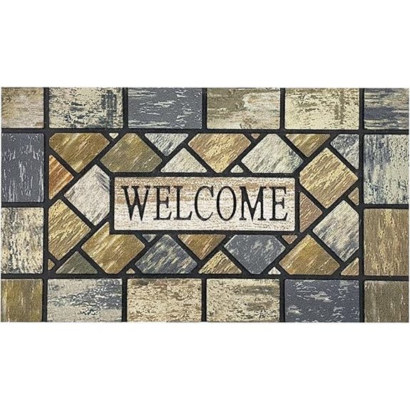 CHICHIC 18x30 Inch Welcome Door Mat Outdoors
