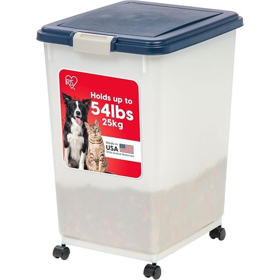 IRIS Pet Food Storage Container with Wheels