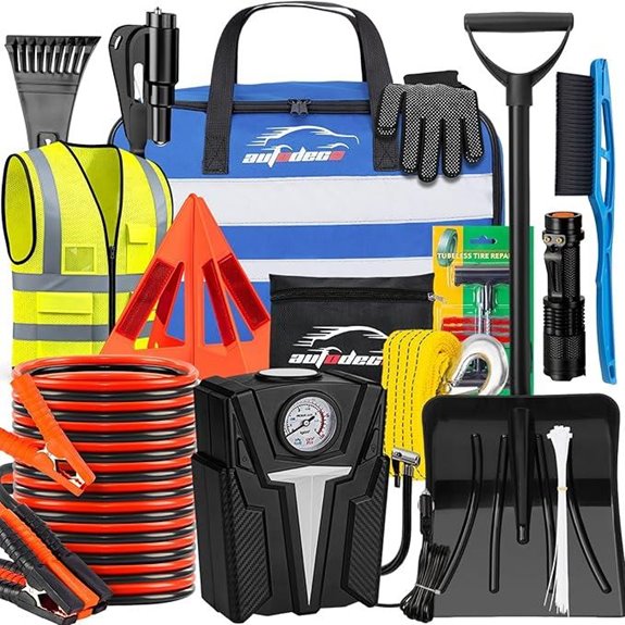 AUTODDECO Emergency Car Kit for Winter Road Trips