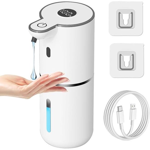 Touchless Liquid Soap Dispenser USB Rechargeable Wall Mount
