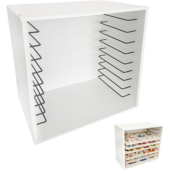 Wooden 10-Tier Puzzle Storage & Display Rack