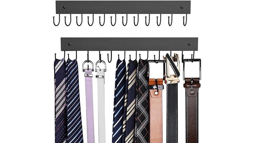 wooden belt organizer pack