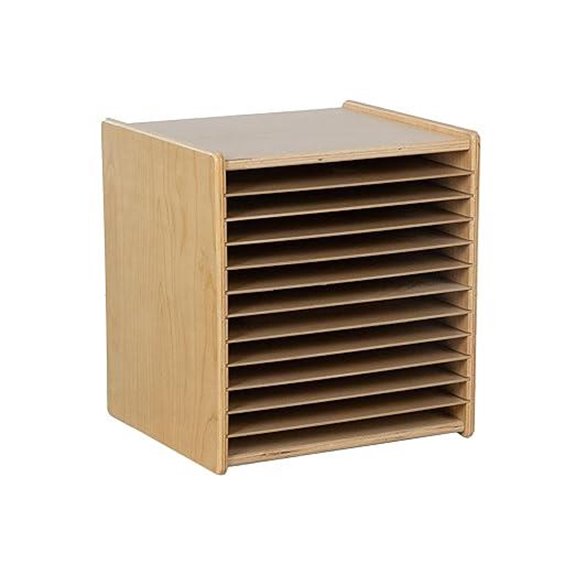 Wood Designs Puzzle Rack with 12 Shelves