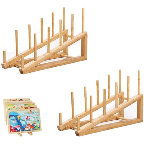 Winbar Wooden Puzzle Storage Rack (2 Pack)