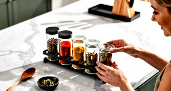 5 Best Spice Rack Systems for Large Kitchens in 2026
