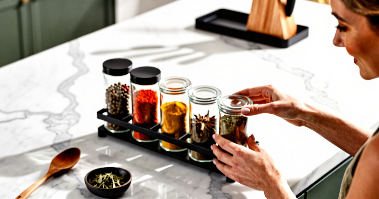 5 Best Spice Rack Systems for Large Kitchens in 2026