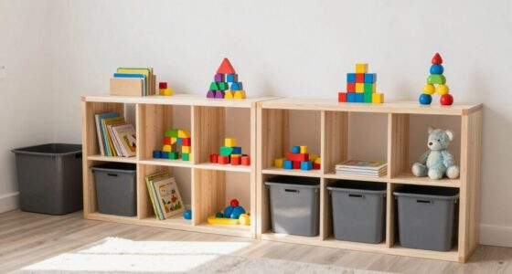 accessible visible toy storage