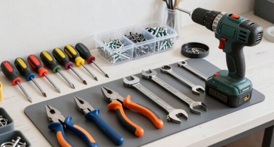 arrange tools by usage