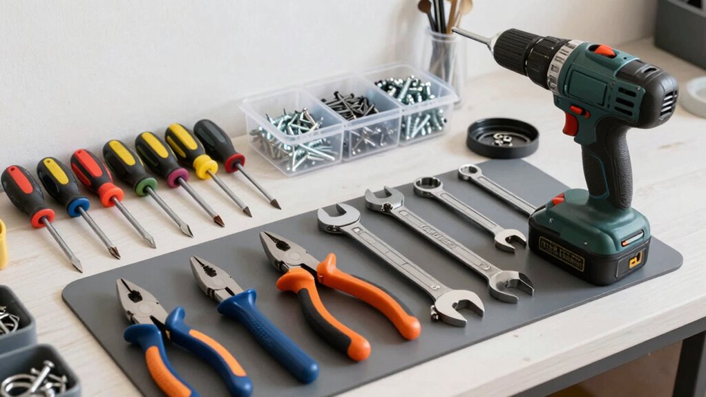 arrange tools by usage