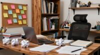 clutter accumulates quickly here