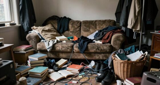 clutter increases room stress