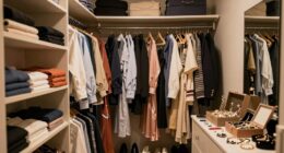 cluttered closet empty wardrobe