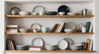 cluttered open shelving solutions