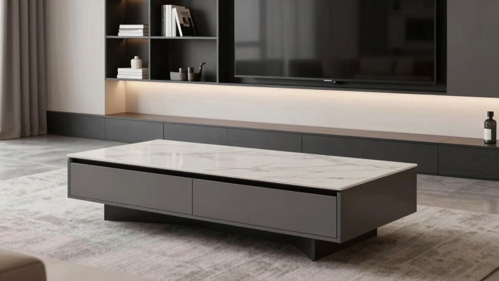 concealed storage for organization