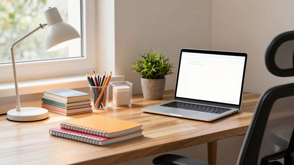 create a tidy study area
