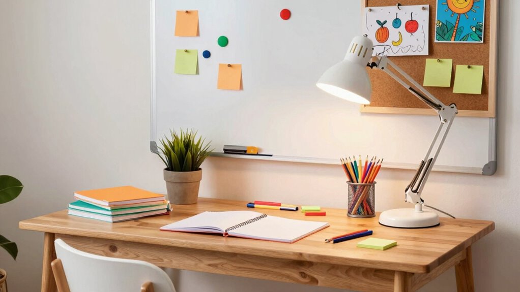create functional homework space