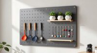 creative indoor pegboard uses