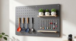 creative indoor pegboard uses