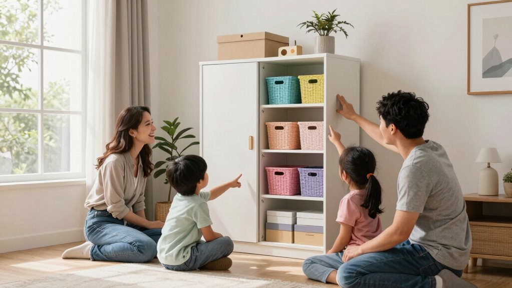 customizable family storage routines
