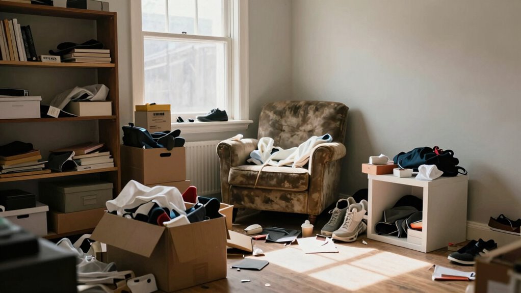 declutter before buying storage