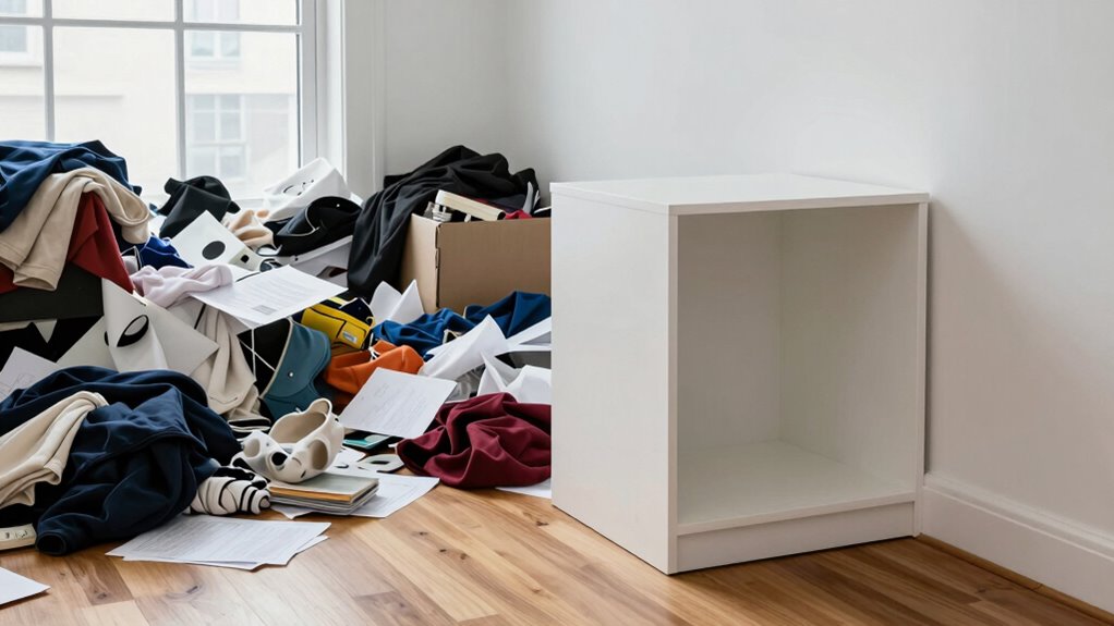 declutter first then organize