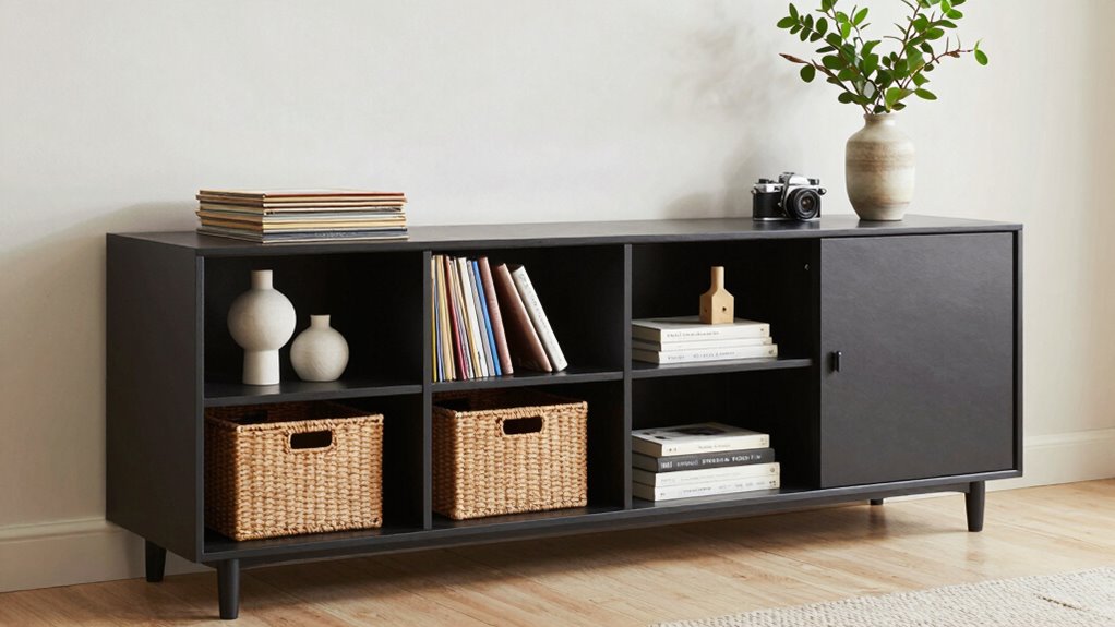 decorative organized media storage