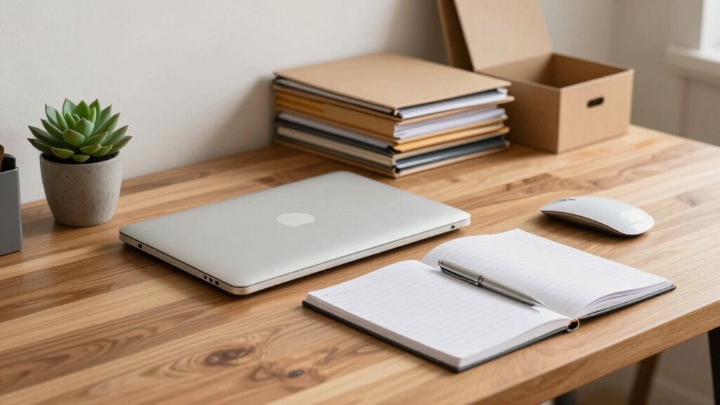desk essentials versus storage