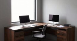 desk shape impacts efficiency