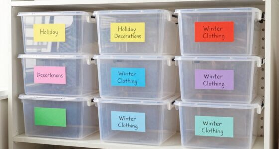 effective storage labeling system