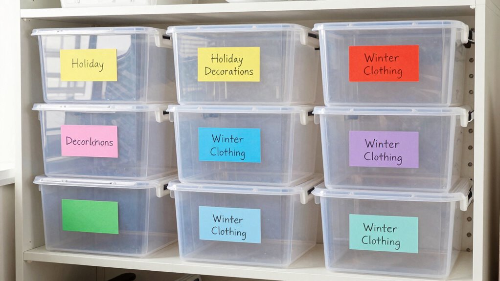 effective storage labeling system